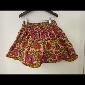 Peek size 4/ 5 floral pink and green skirt